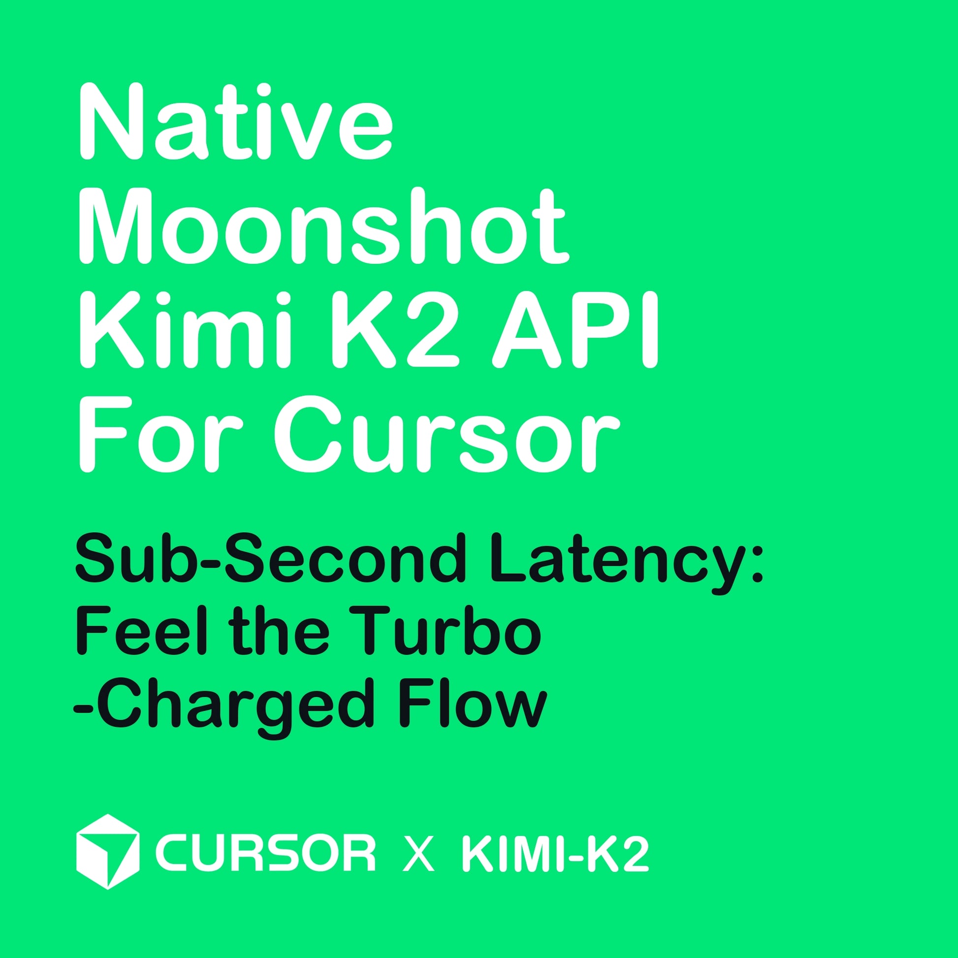 Kimi K2 Series Native Visual Reasoning for Cursor. Snap UI screenshots to generate React, Vue, or Tailwind code instantly.